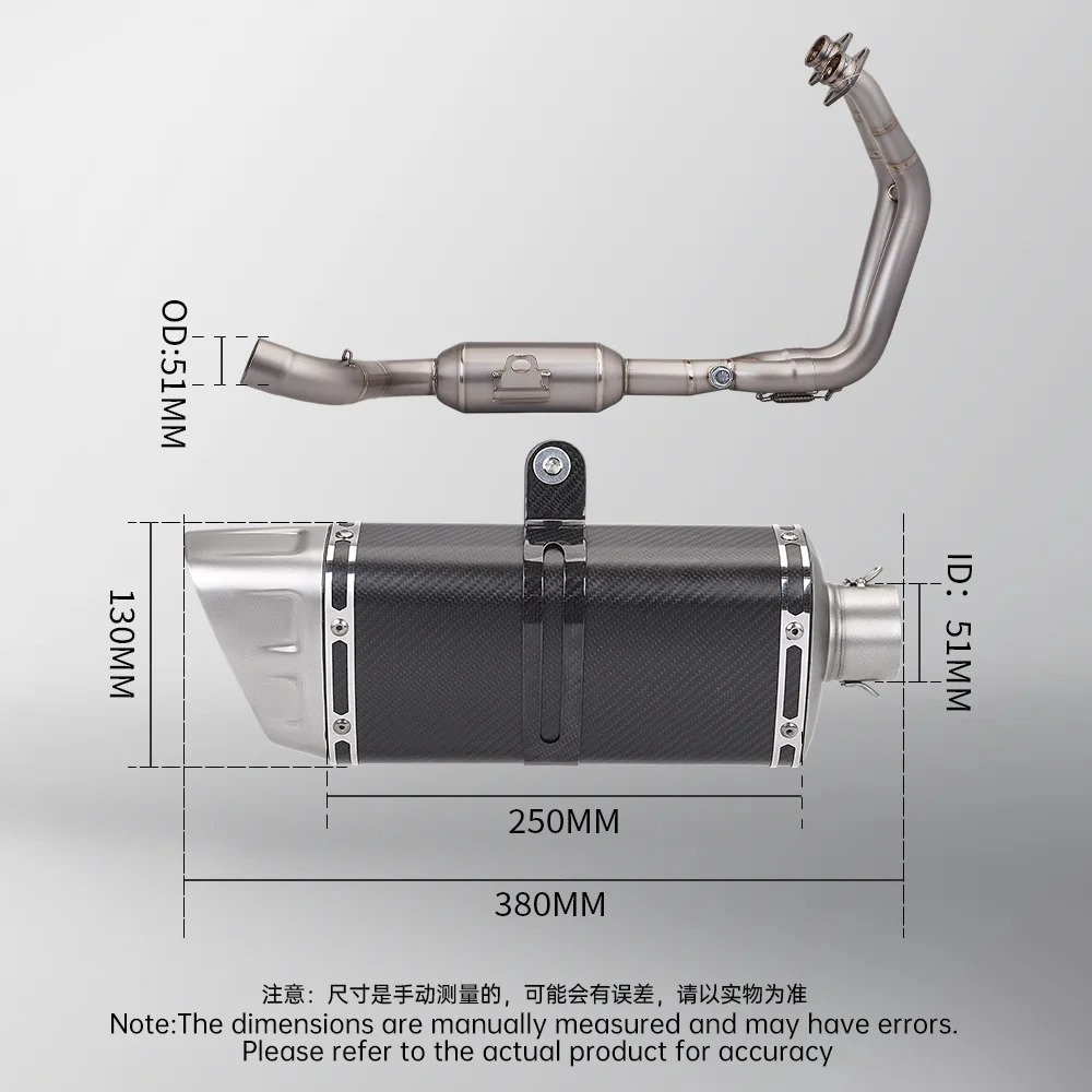 2024 Racing Line Titanium Alloy Exhaust System Original Position New Condition for GSX-8S GSX-8R Gsx8s Gsxr Motorcycles